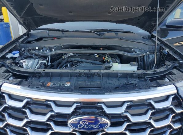 1FMUK8HH3SGC85495 2025 FORD EXPLORER Black Շարժիչի բաժամունքի տեսք