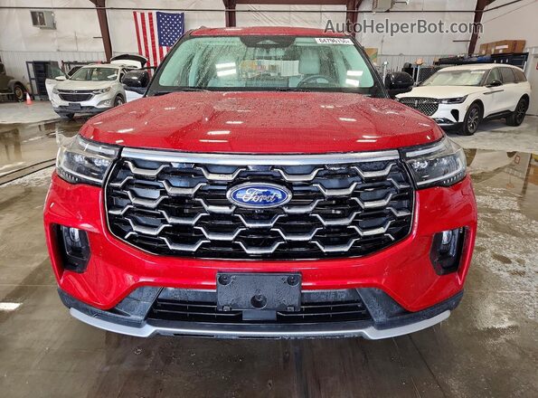 1FMUK8HH5SGA04023 2025 FORD EXPLORER Red Вид спереду