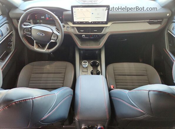 1FMUK8KH2TGA16219 2026 FORD EXPLORER Gray Dashboard view