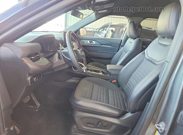 1FMUK8KH2TGA16219 2026 FORD EXPLORER Gray Front interior view