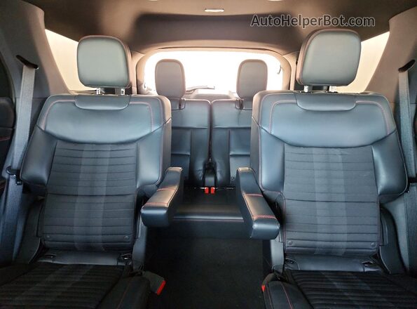 1FMUK8KH2TGA16219 2026 FORD EXPLORER Gray Rear seats view