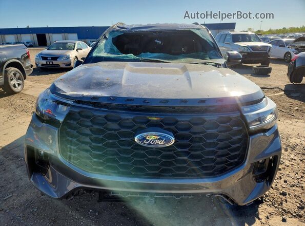 1FMUK8KH4SGA65632 2025 FORD EXPLORER Серый Вид спереди