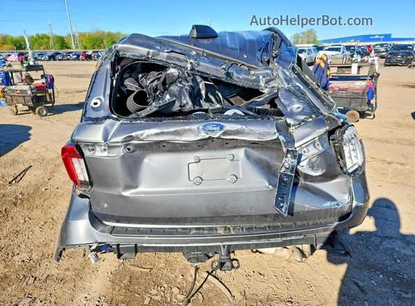 1FMUK8KH4SGA65632 2025 FORD EXPLORER Серый Вид сзади