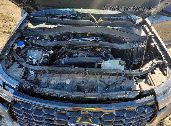 1FMUK8KH4SGA65632 2025 FORD EXPLORER Серый Вид подкапотного пространства
