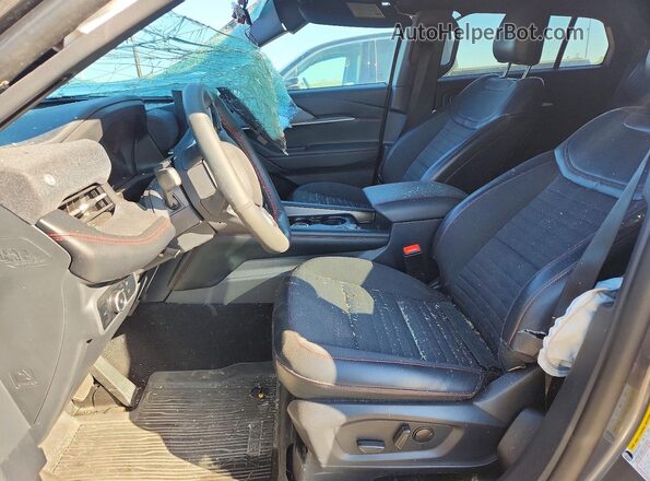 1FMUK8KH4SGA65632 2025 FORD EXPLORER Серый Вид салона спереди