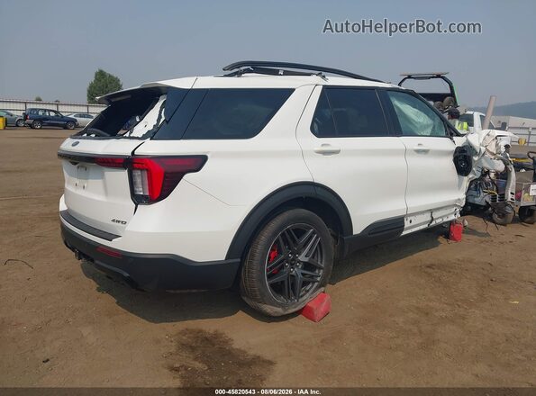 1FMUK8KH4SGC37383 2025 FORD EXPLORER White Tył prawy