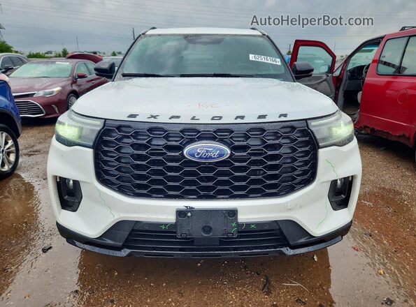 1FMUK8KH6SGA96218 2025 FORD EXPLORER Белый Вид спереди