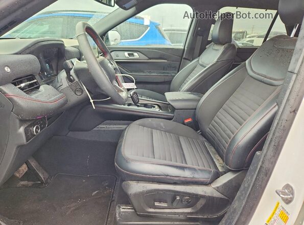 1FMUK8KH6SGA96218 2025 FORD EXPLORER Белый Вид салона спереди
