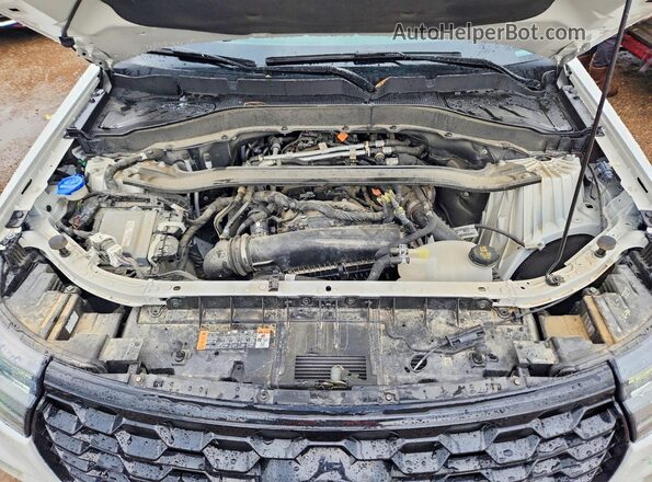 1FMUK8KH6SGA96218 2025 FORD EXPLORER Белый Вид задней части салона