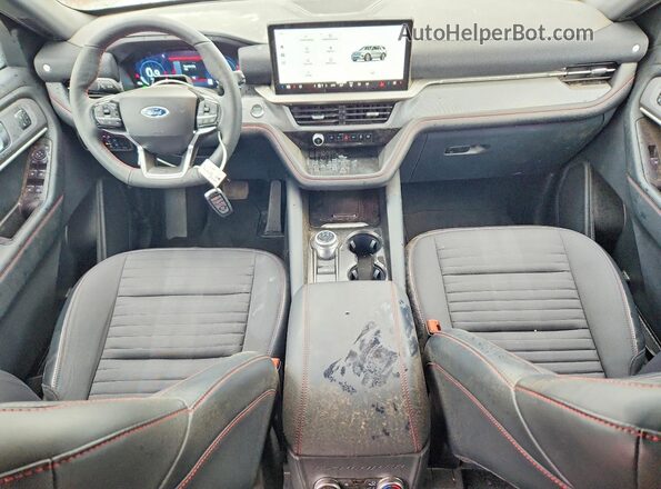 1FMUK8KH6SGA96218 2025 FORD EXPLORER Белый Вид панели приборов