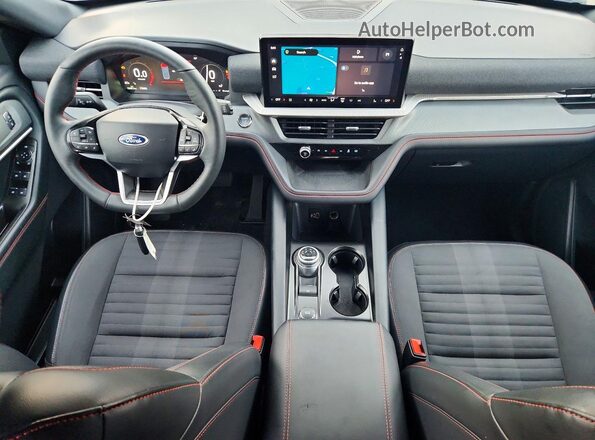 1FMUK8KH7TGA56084 2026 FORD EXPLORER Black Widok deski rozdzielczej