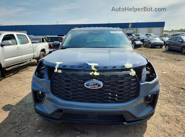 1FMUK8KH8SGC97540 2025 FORD EXPLORER Синий Вид спереди