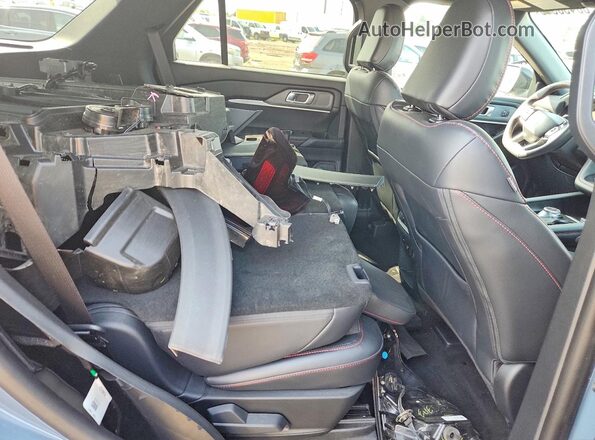 1FMUK8KH8SGC97540 2025 FORD EXPLORER Синий Вид задней части салона