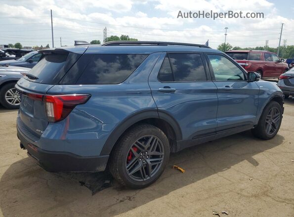1FMUK8KH8TGA13776 2026 FORD EXPLORER Blue Հետևի աջ
