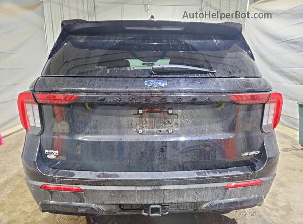 1FMUK8KH9SGC89849 2025 FORD EXPLORER Черный Вид сзади