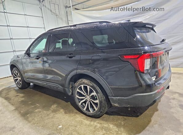 1FMUK8KH9SGC89849 2025 FORD EXPLORER Черный Задняя левая четверть