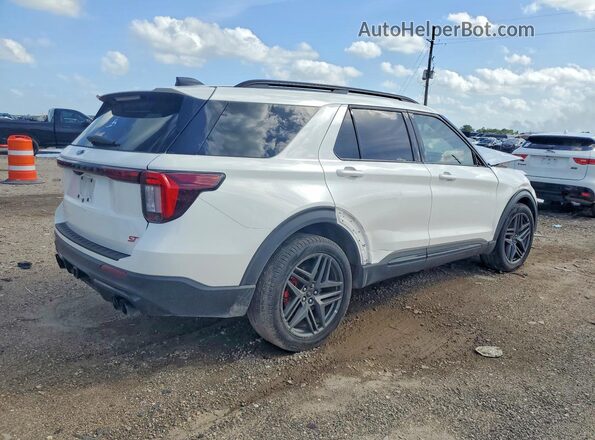1FMWK7GC8SGA97516 2025 FORD EXPLORER Белый Задняя правая четверть