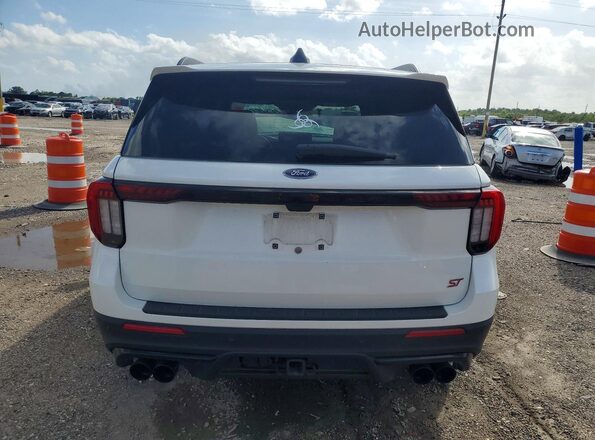 1FMWK7GC8SGA97516 2025 FORD EXPLORER Белый Вид сзади