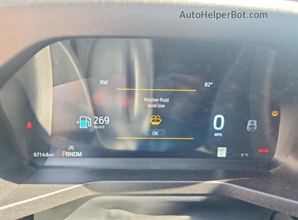 1FMWK7GC9SGC18571 2025 FORD EXPLORER Blue Instrument cluster view