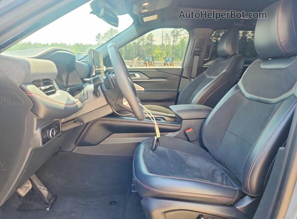 1FMWK7GC9SGC18571 2025 FORD EXPLORER Blue Front interior view