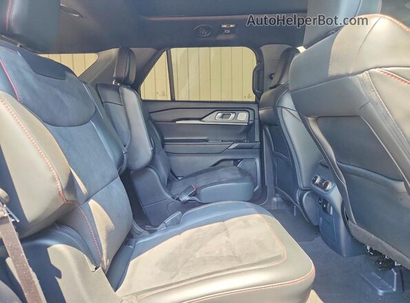 1FMWK7GC9SGC18571 2025 FORD EXPLORER Blue Rear interior view