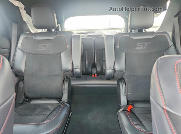 1FMWK8GC0SGD06771 2025 FORD EXPLORER Gray Rear seats view