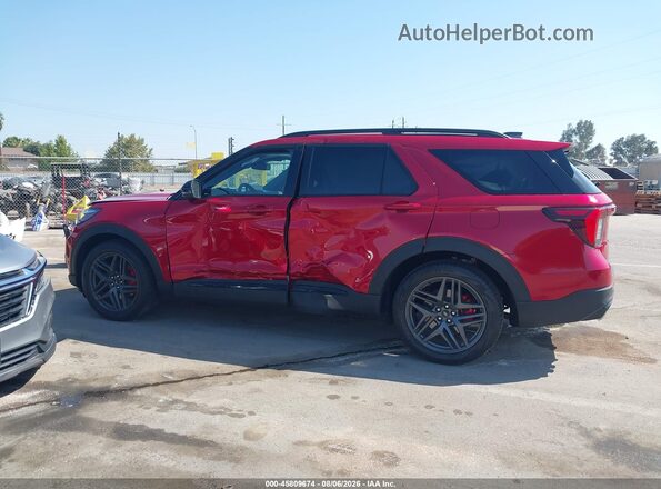 1FMWK8GC3SGC94017 2025 FORD EXPLORER Красный Вид задней части салона