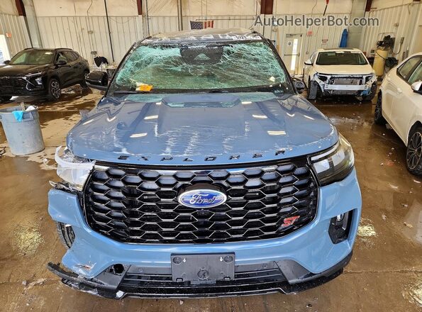 1FMWK8GC5SGD03087 2025 FORD EXPLORER Серый Вид спереди