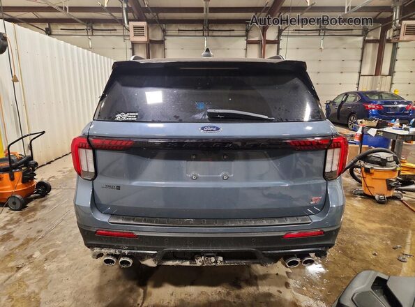 1FMWK8GC8SGA67311 2025 FORD EXPLORER Blue Вид ззаду