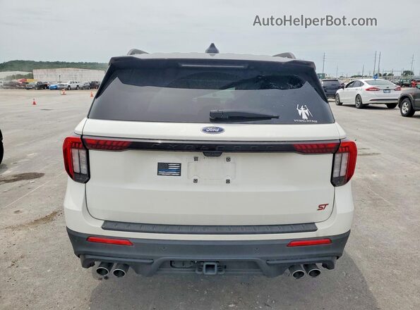 1FMWK8GC8SGC20639 2025 FORD EXPLORER White Вид ззаду