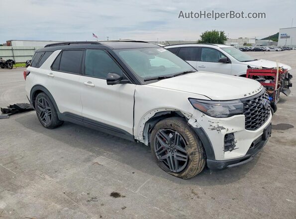 1FMWK8GC8SGC20639 2025 FORD EXPLORER White Передня права чверть