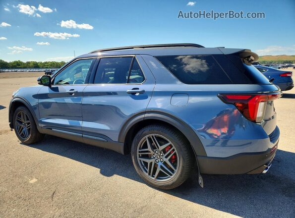 1FMWK8GC9SGC38017 2025 FORD EXPLORER Blue Հետևի ձախ