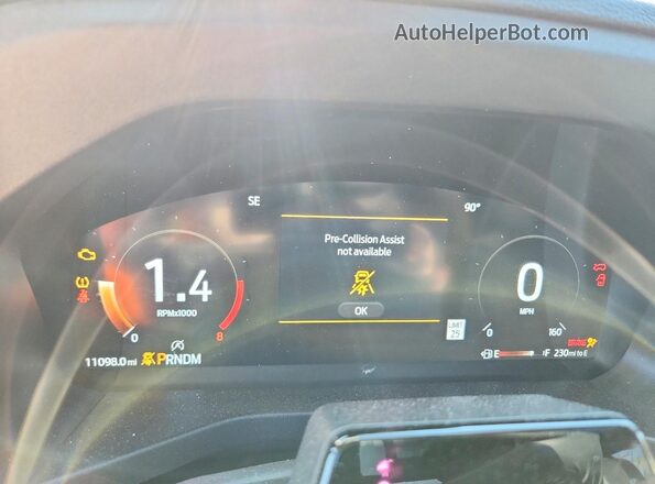 1FMWK8GC9SGC38017 2025 FORD EXPLORER Blue Սարքավորումների վահանակի տեսք
