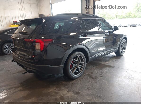 1FMWK8GC9SGC62978 2025 FORD EXPLORER Black უკანა მარჯვენა