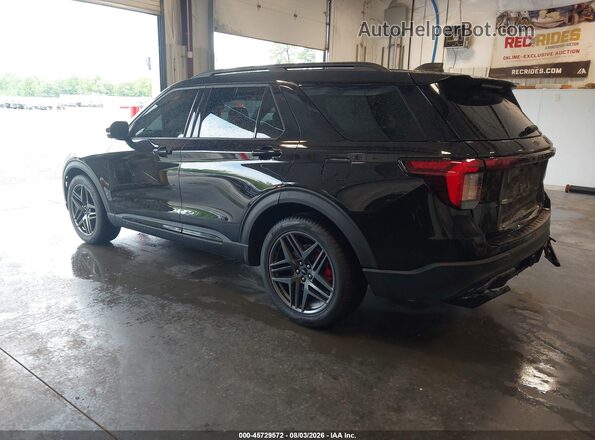 1FMWK8GC9SGC62978 2025 FORD EXPLORER Black უკანა მარცხენა