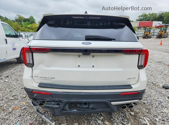 1FMWK8HC0SGC00352 2025 FORD EXPLORER White Rear view