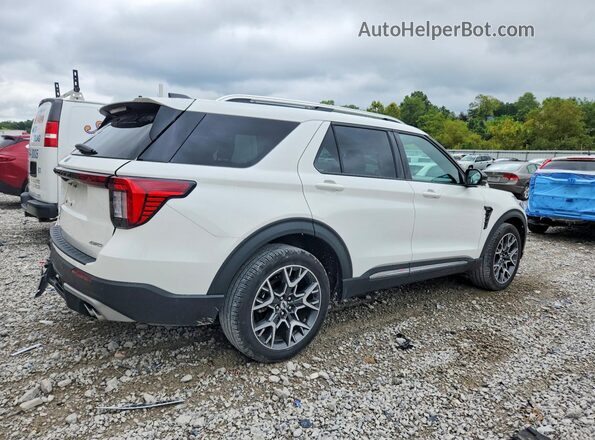 1FMWK8HC0SGC00352 2025 FORD EXPLORER White Rear right