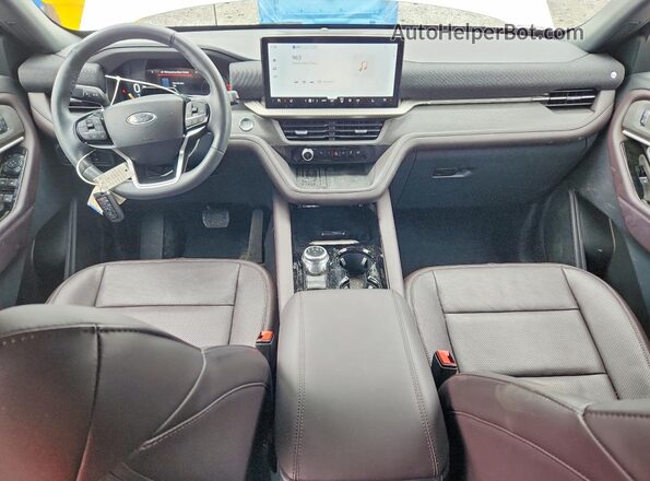 1FMWK8HC0SGC00352 2025 FORD EXPLORER White Dashboard view