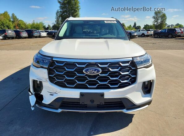 1FMWK8HC1SGC48037 2025 FORD EXPLORER White Vista frontal