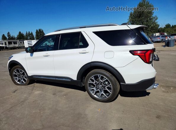 1FMWK8HC1SGC48037 2025 FORD EXPLORER White Trasero izquierdo