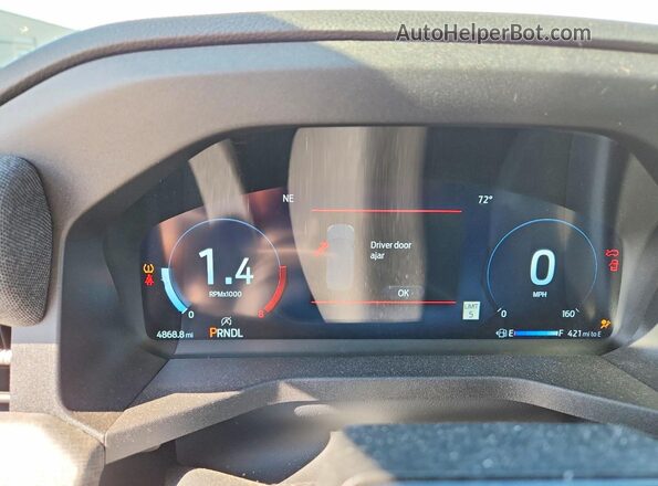 1FMWK8HC1SGC48037 2025 FORD EXPLORER White Vista del cuadro de instrumentos