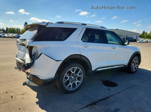 1FMWK8HC1SGC48037 2025 FORD EXPLORER White Trasero derecho