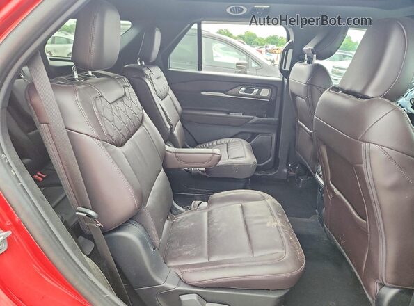 1FMWK8HC9SGC16047 2025 FORD EXPLORER Red Widok wnętrza z tyłu