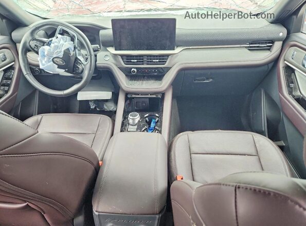 1FMWK8HC9SGC16047 2025 FORD EXPLORER Red Widok deski rozdzielczej
