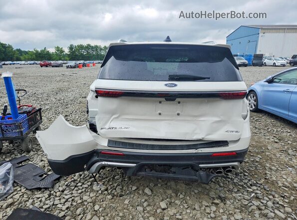 1FMWK8HCXSGA24653 2025 FORD EXPLORER White Rear view