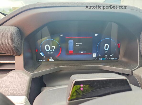 1FMWK8HCXSGA24653 2025 FORD EXPLORER White Instrument cluster view