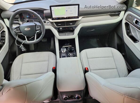 1FMWK8HCXSGC22567 2025 FORD EXPLORER Black Widok deski rozdzielczej