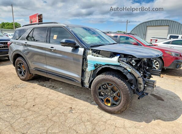 1FMWK8JC6TGA51697 2026 FORD EXPLORER Gray Передня права чверть