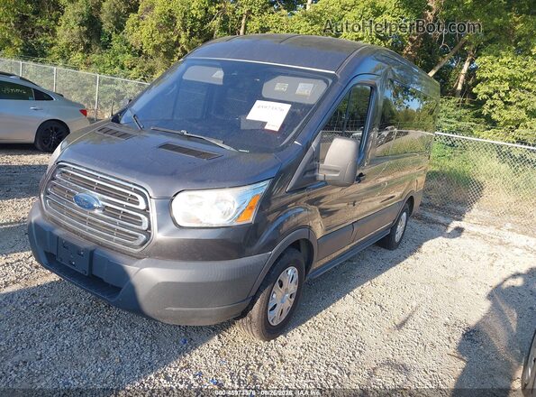 1FMZK1CG1GKB17550 2016 FORD TRANSIT-150 Gray Передня ліва чверть