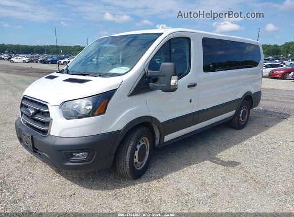 1FMZK1Y80LKA71494 2020 FORD TRANSIT-150 PASSENGER VAN White Передня ліва чверть